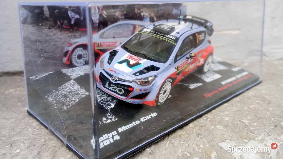 HYUNDAI I20 WRC Rally cars 143 model Deagostini Warszawa