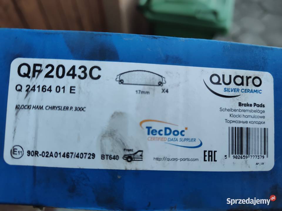 Tarczeklocki hamulcowe Dodge ChargerChrysler Winowno sprzedam