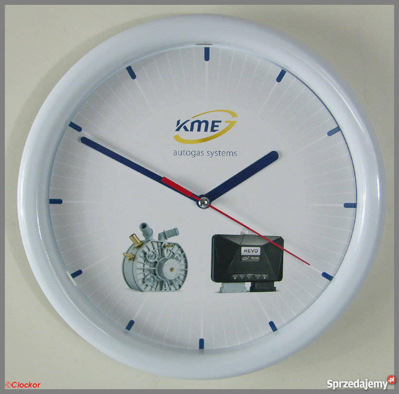 ZEGAR Ścienny z logo firmy Bydgoszcz