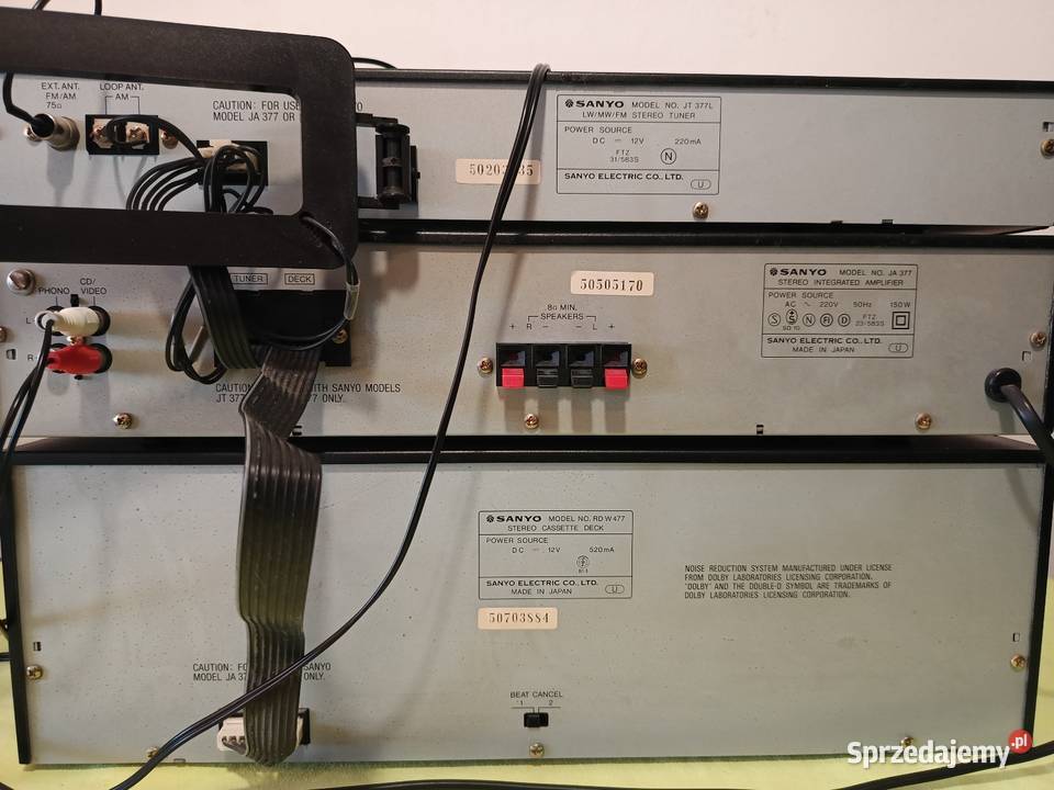 Zestaw Vintage SANYO