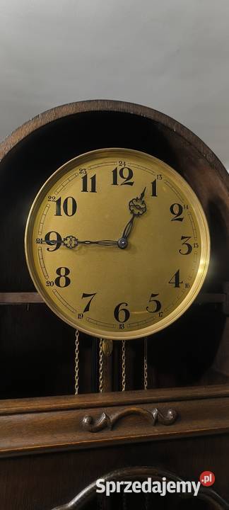 Zegar stojący LFS ośmiostrunowa ślicznie Antyki Kwaczała