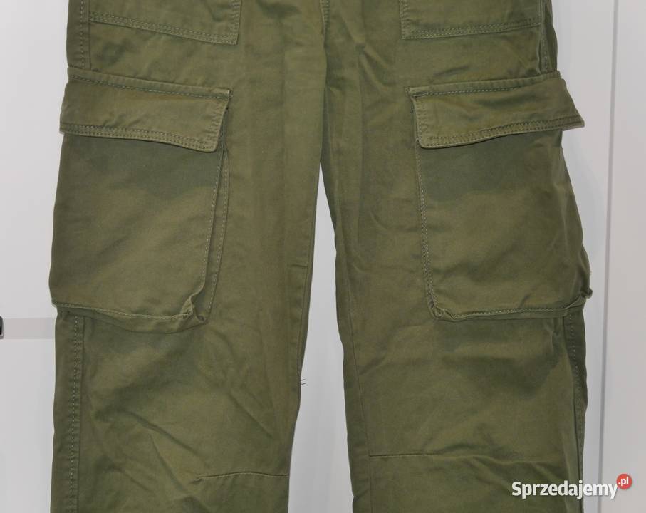Bershka Cargo świetne spodnie bojówki 32 XXS dolnośląskie Wrocław