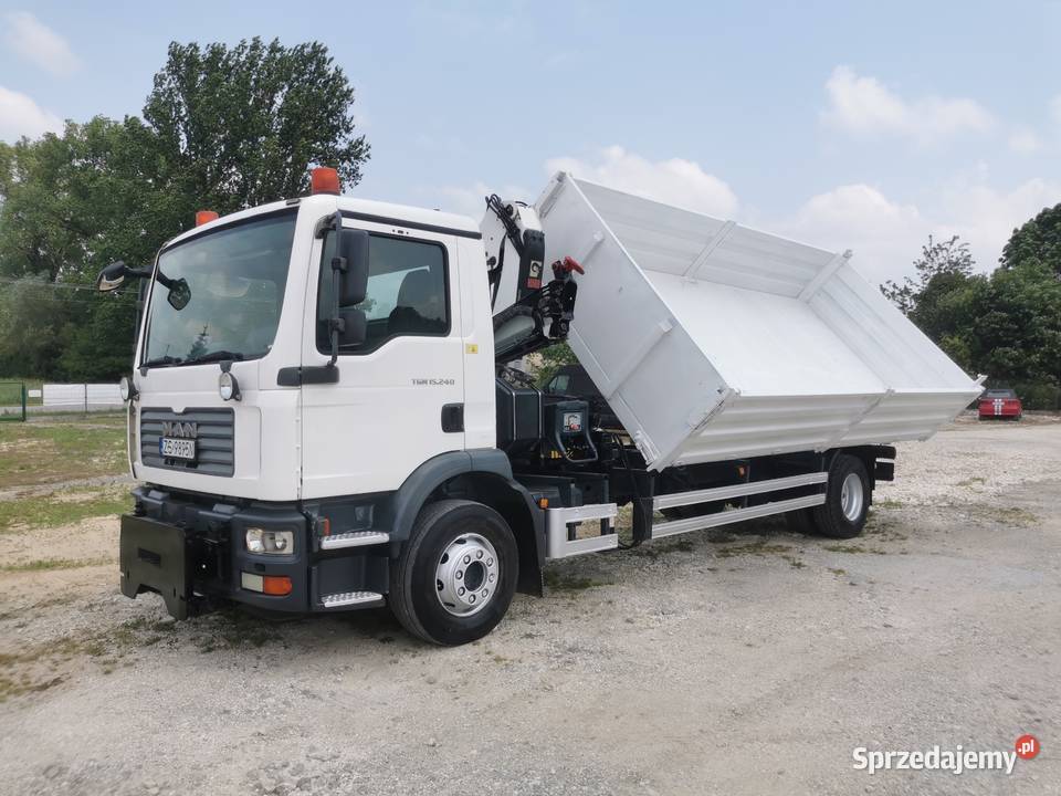 MAN TGM 15240 Żuraw HDS HIAB kiper wywrotka nie Dźwigi samochodowe