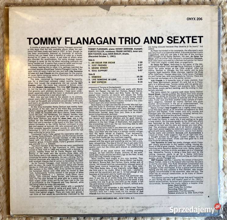 Tommy Flanagan Trio And Sextet Płyty i kasety Szczecin