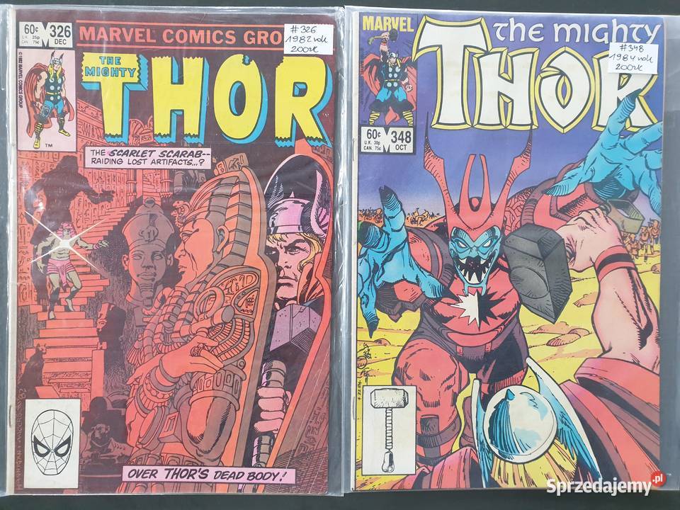 The Mighty Thor kolekcja 17 komiksów Marvel USA Gdynia