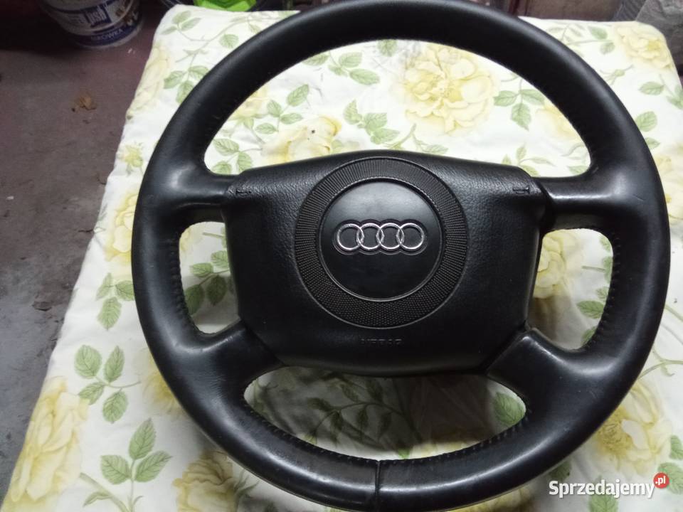 Kierownica audi A6 C5 obszyta skórą z poduszką Nowe Miasto Lubawskie