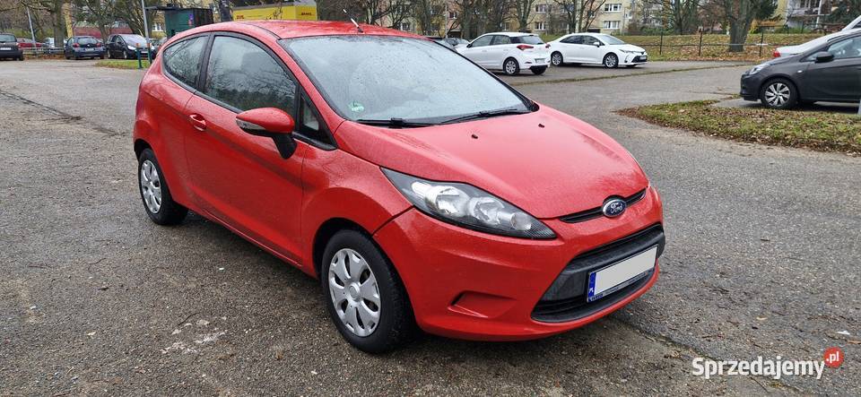 Ford Fiesta 13 B 2010r klimatyzacja 160 czerwony Gdańsk