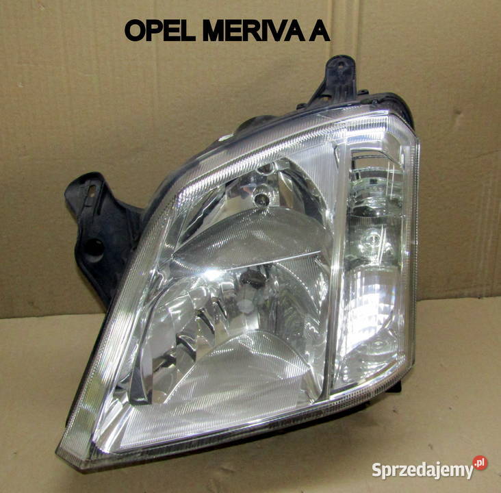 LAMPA PRZEDNIA LEWA OPEL MERIVA A 93321052 osobowe Mysłaków