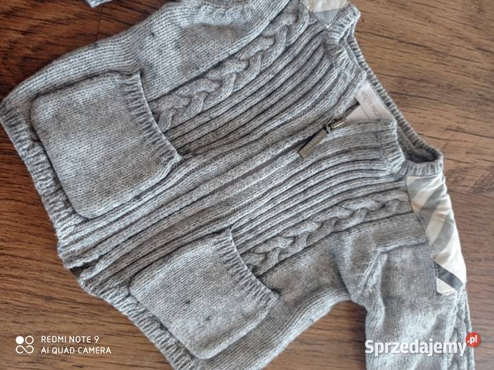 Sweterek Burberryszary unisex 54 lubelskie Lubartów