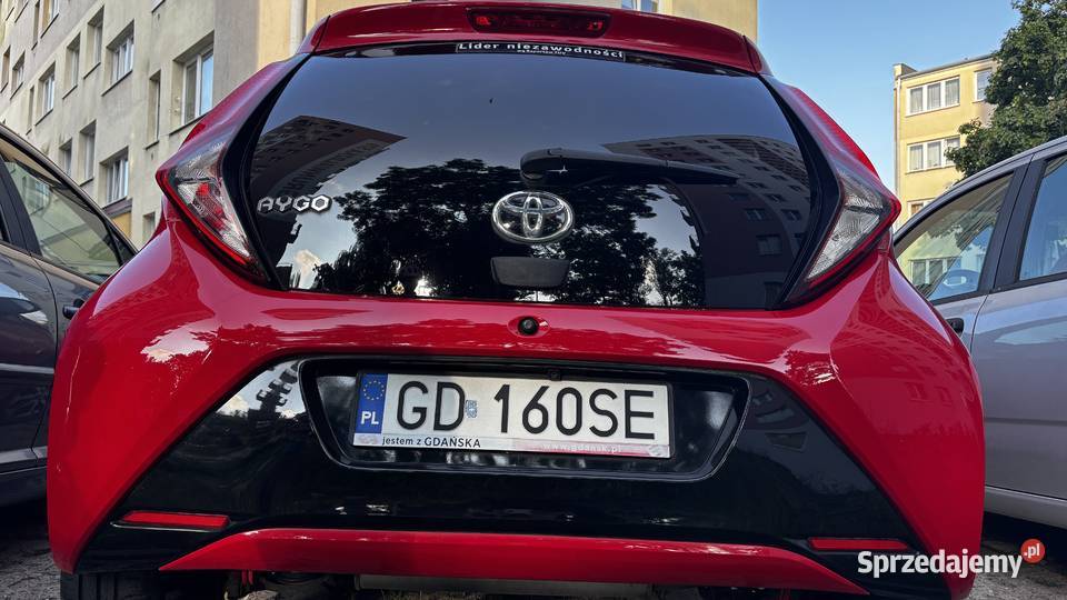 Toyota Aygo Black Edition Niski Przebieg Serwis manualna Gdańsk sprzedam