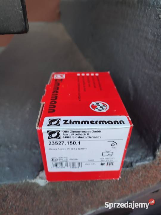 Klocki hamulcowe zimmermann 235271501 osobowe Części samochodowe mazowieckie