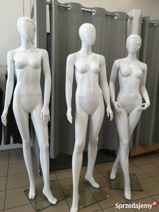 Manekin damski całopostaciowy biały Bielsko-Biała wyposażenie
