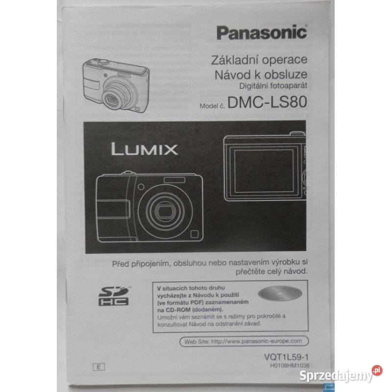 Panasonic Instrukcje obsługi miękka Radom sprzedam
