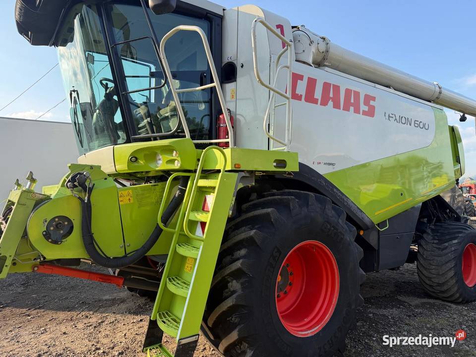 Kombajn zbożowy Claas Lexion 600 2008 heder V900 Nowa Ruda