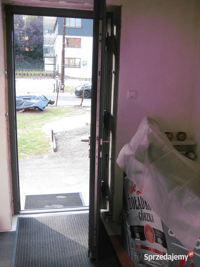Drzwi zewnętrzne prawe aluminiowe antywłamaniowe małopolskie Kraków