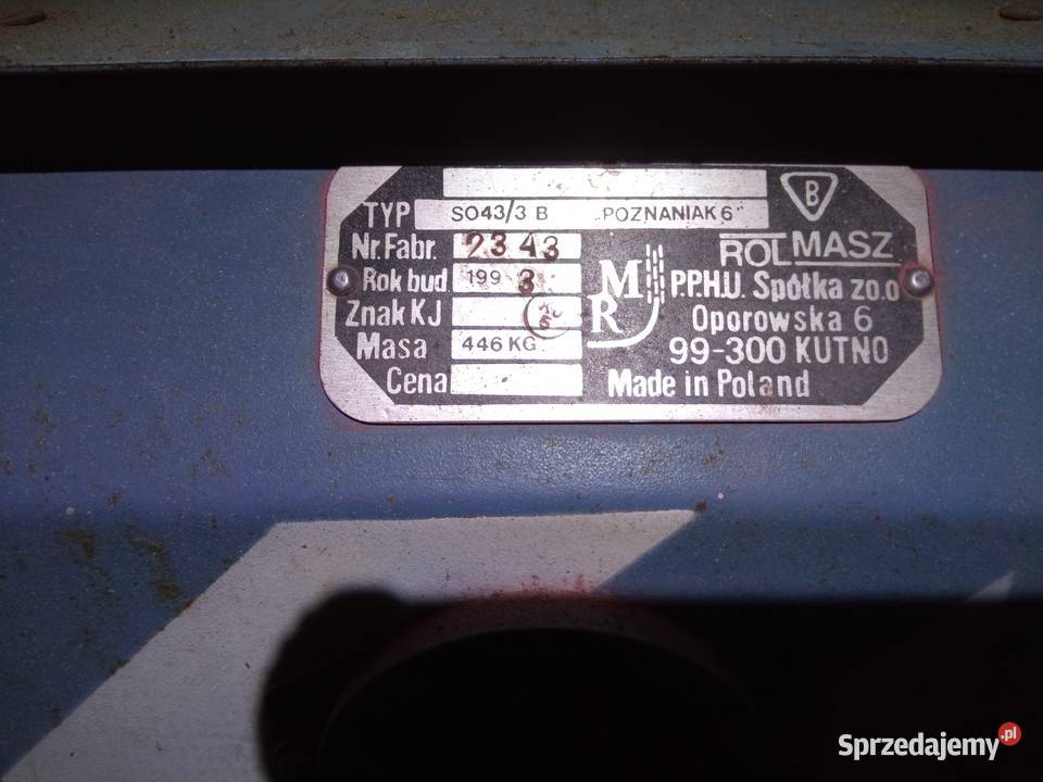 Siewnik zbożowy Poznaniak 6 Żmigród