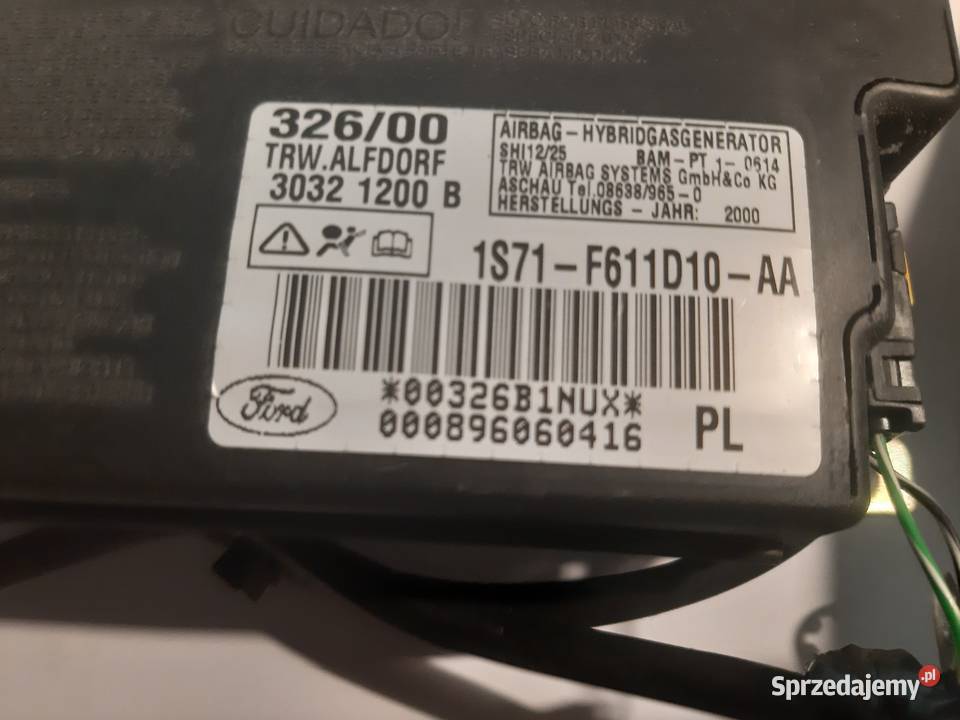 FORD MONDEO KOMBI PODUSZKA mazowieckie Warszawa