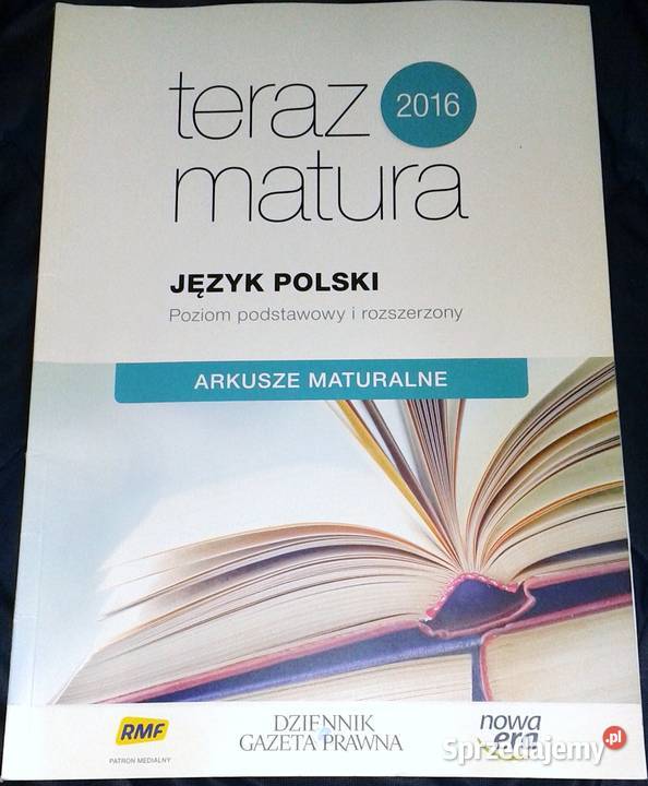 Teraz matura 2016 Język polski M Gutowska M lubelskie Chełm sprzedam