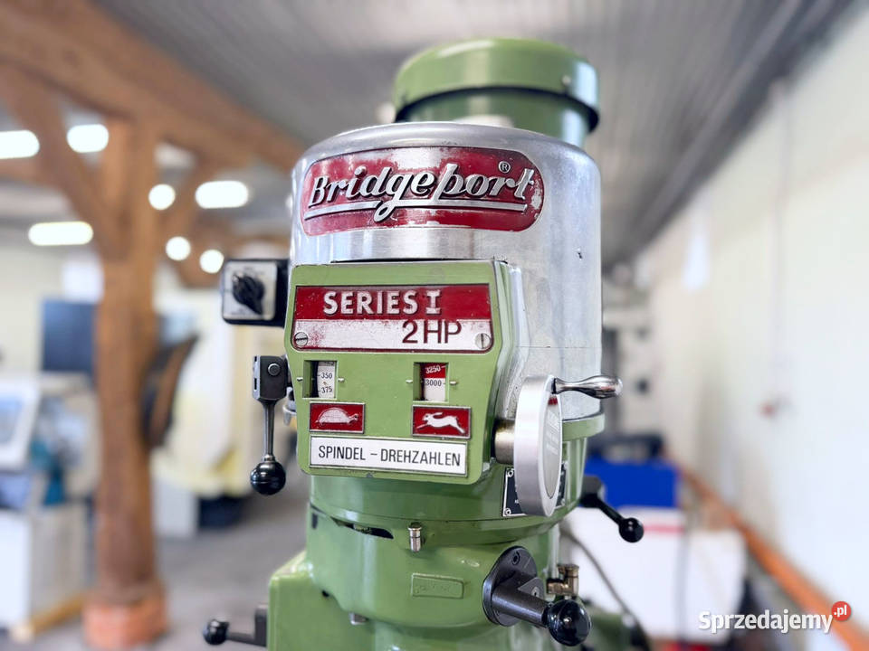 Frezarka BRIDGEPORT series 1 2HP imadło odczyty Zabór