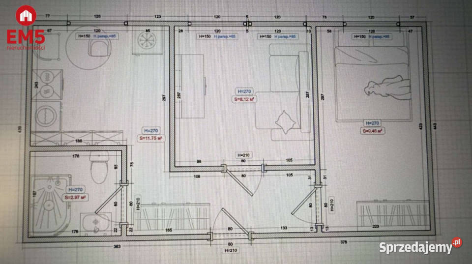 Mieszkanie Białystok CHROBREGO 34m2 2 pokojowe