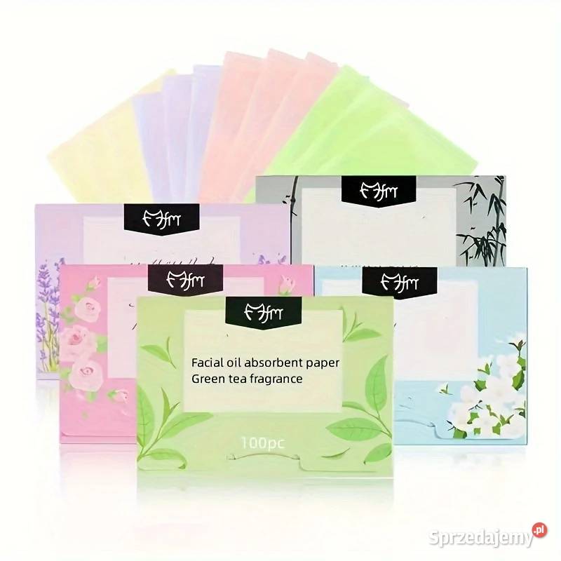 Bibułki Do Twarzy Pochłaniające Sebum 100 Różane mazowieckie Płock