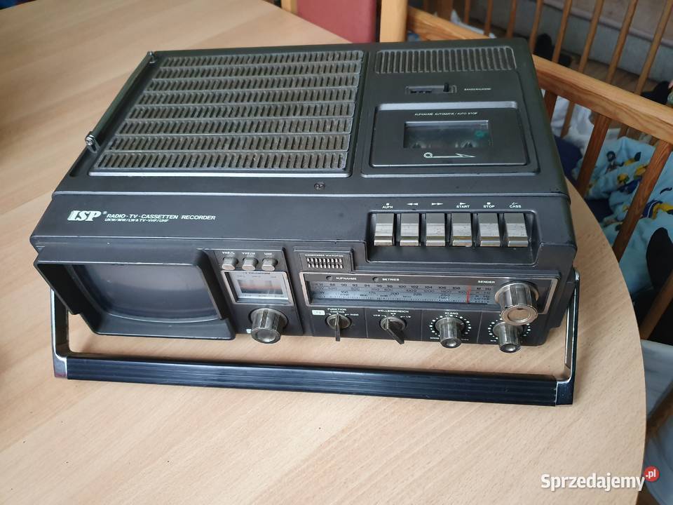 Radiomagnetofon z telewizorem ISP kombi 80