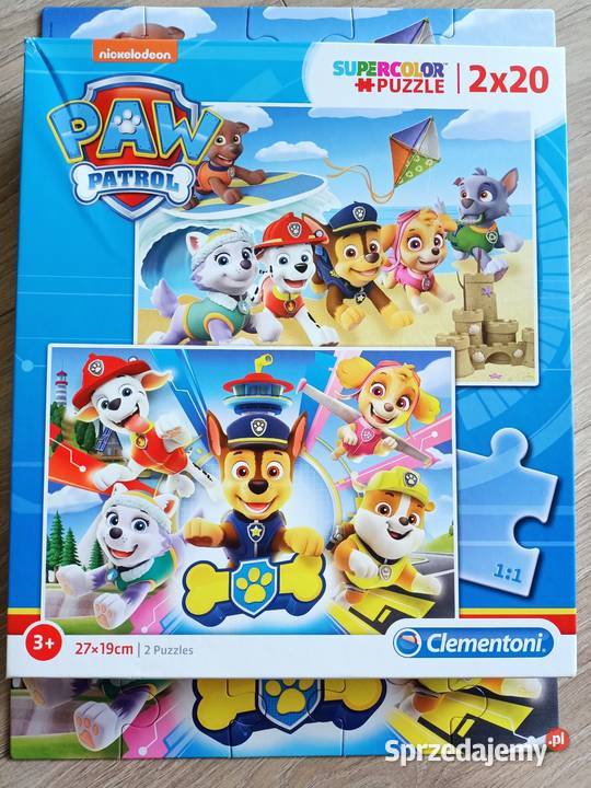 Clementoni puzzle Psi Patrol 2x20 Clementoni Puzzle sprzedam