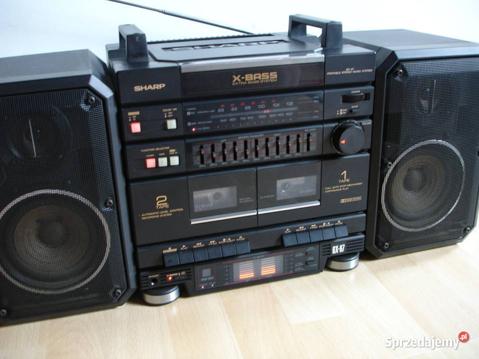 Radiomagnetofon SHARP GX67H Elektronika Zielona Góra