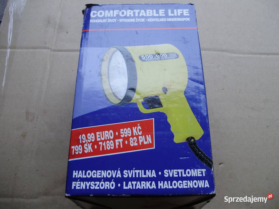LATARKA HALOGENOWA SZPERACZ 12V Mstów