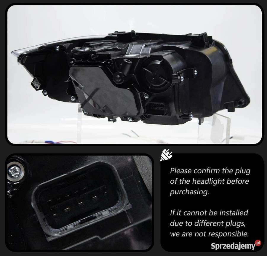 NOWE lampy przednie lampa przód BMW seria 3 E90 łódzkie Bełchatów