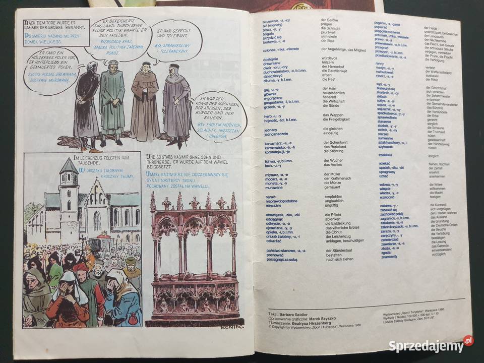 Początki Państwa Polskiego 3 dwujęzyczne komiksy Gdynia