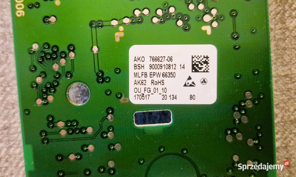 moduł sterowaniapłyta głównapralka Bosch Warszawa