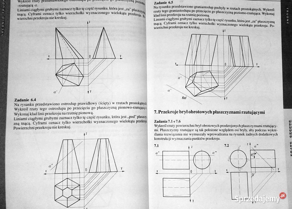 Rzutowanie prostokątne Widoki Lesław Giełdowski miękka Chełm