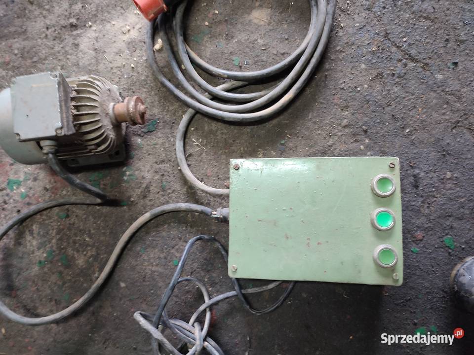 Sortownik do ziemniaków z silnikiem silowym Agromasz