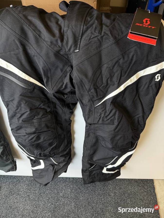 Spodnie SCOTT XXL biało czarne SNOW MOBILE Z Nowy Tomyśl