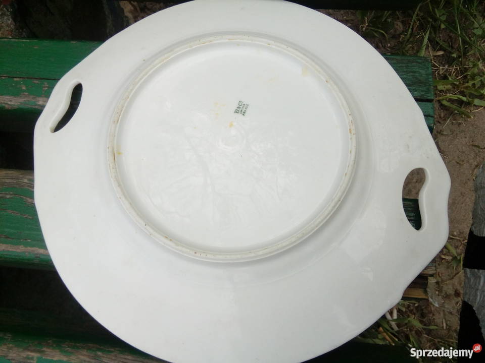 Nie prl patera talerz porcelana Francja kwiaty Ceramika i szkło łódzkie Łódź