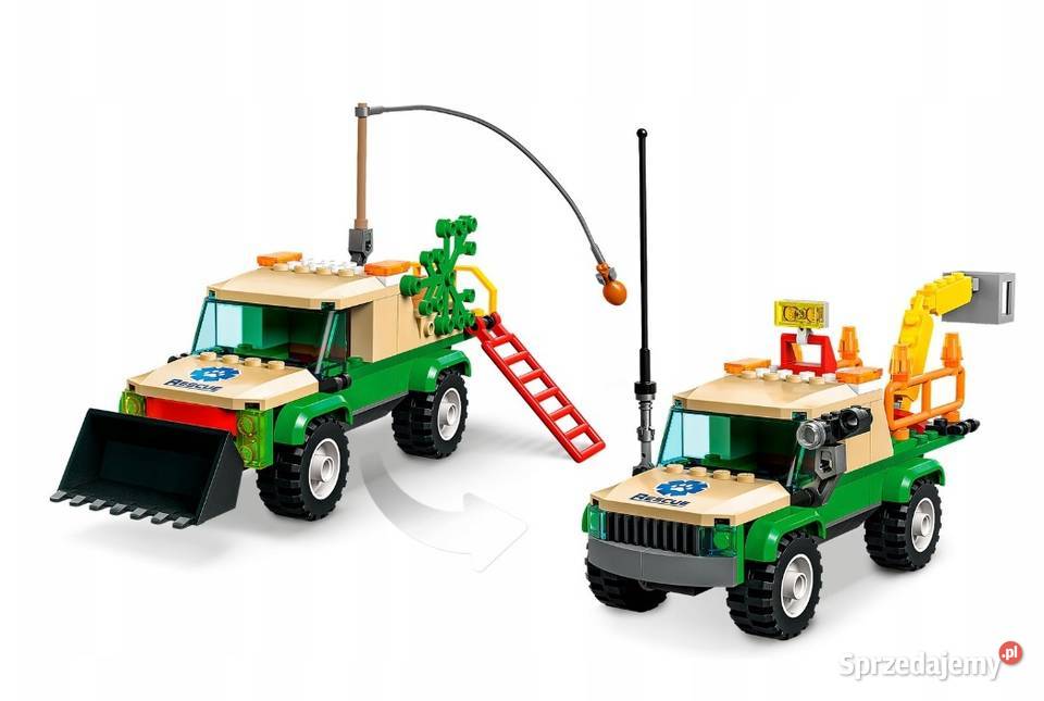 LEGO CITY 60353 MISJE RATOWANIA DZIKICH ZWIERZĄT Łódź