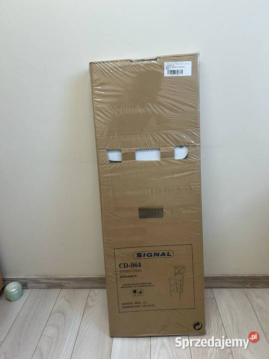 3 Hokery SIGMA białe 2 nowe złożony nieużywany 40cm kujawsko-pomorskie Dziemionna