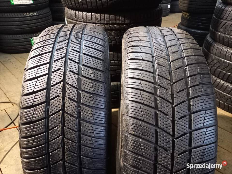 2x Opona UŻYWANA ZIMOWA 21555R17 BARUM 169 Zaścianki sprzedam