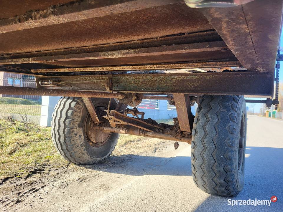 Rozrzutnik obornika jednoosiowy platforma Wiskitki