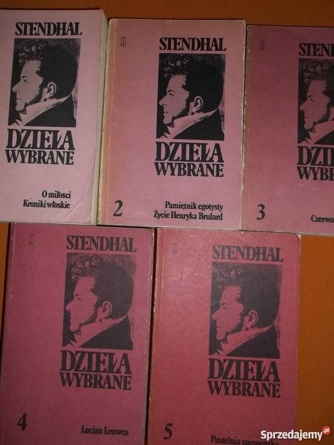 STENDHAL Dzieła wybrane 5ć tomów Łódź