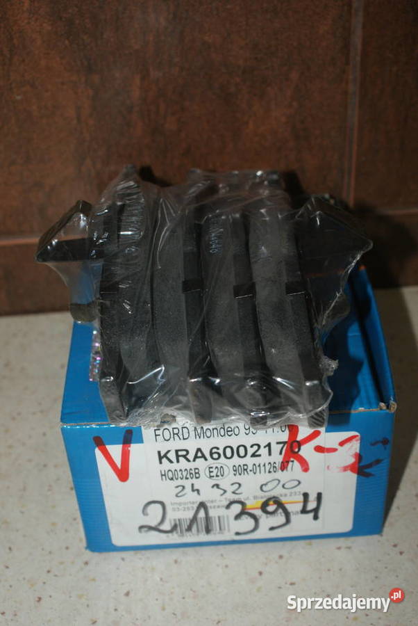 KLOCKI HAMULC FORD MONDEO 9300 Zestaw klocków Białobrzegi sprzedam