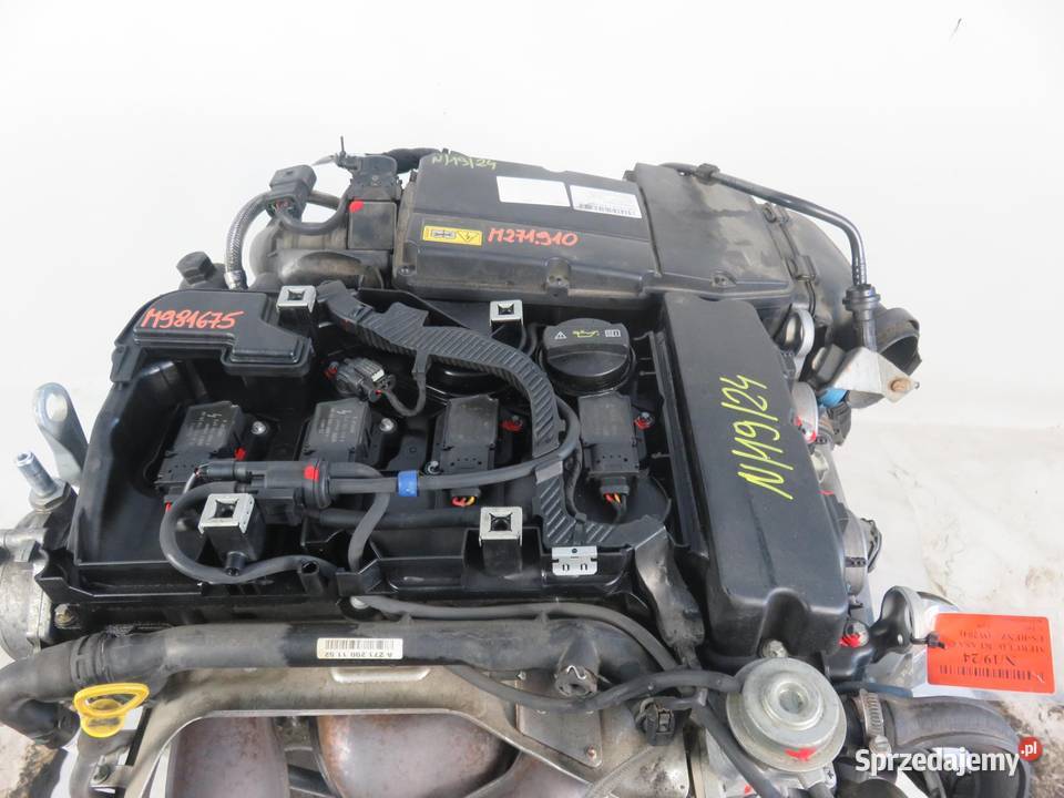 SILNIK MERCEDES C KLASA W204 180 16 KOMPRESOR małopolskie