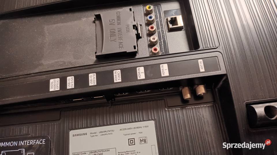 Samsung UE43RU7472 4K UHD Smart Gwarancja 6 mies 43cale Elektronika Kalisz