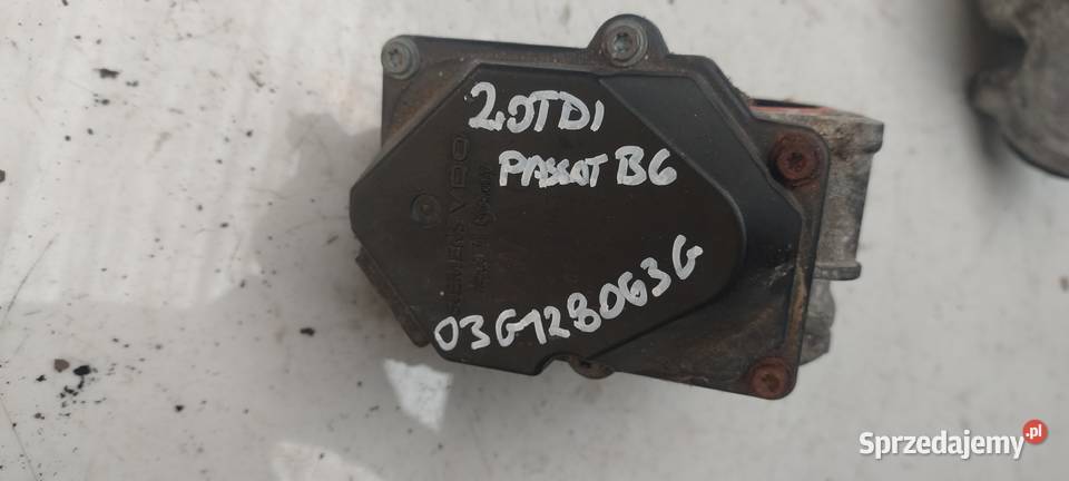 VW PASSAT B6 20TDI przepustnica 03G128063G osobowe Kielce