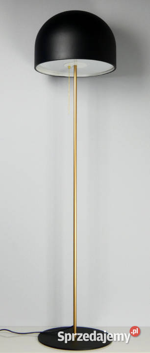 Lampa podłogowa GUSTAVS złoty czarny nowoczesny Nowe