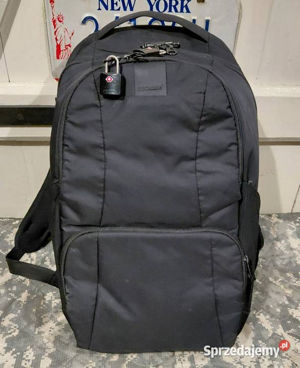 Plecak Pacsafe MetroSafe LS450 miejski czarny Wrocław