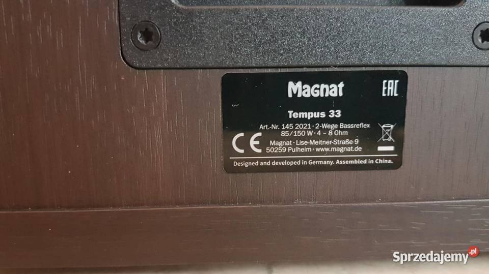Kolumny podstawkowe Magmat Tempus 33 Słuchawki i głośniki Słubice sprzedam