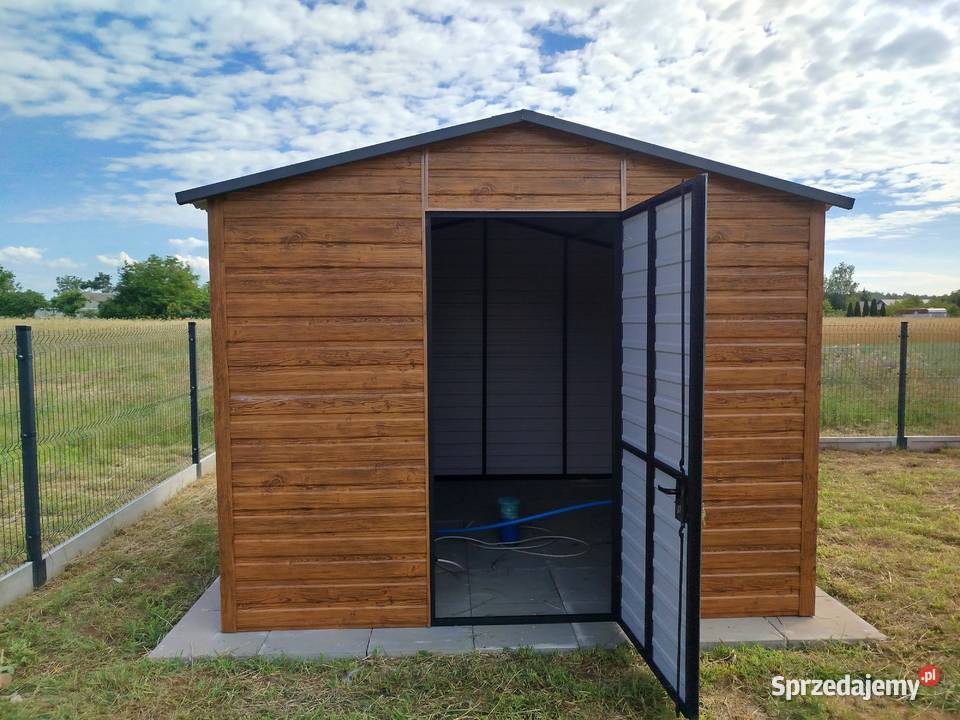 Mały GARAŻ BLASZANY Domek Ogrodowy SCHOWEK Świdnica sprzedam