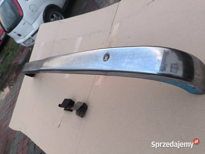 Fiat 126p zderzak przedni metal chrom wsporniki Zderzaki